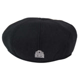 Vyriška 8 panelių „Peaky Blinders“ kepurė - juoda