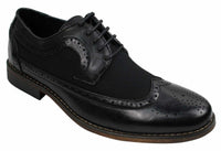 Vyriški odiniai bateliai „Brogues“, italų dizainerio, laisvalaikio stiliaus, rudi, juodi, tamsiai mėlyni, retro stiliaus.