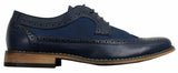 Vyriški odiniai bateliai „Brogues“, italų dizainerio, laisvalaikio stiliaus, rudi, juodi, tamsiai mėlyni, retro stiliaus.