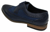 Vyriški odiniai bateliai „Brogues“, italų dizainerio, laisvalaikio stiliaus, rudi, juodi, tamsiai mėlyni, retro stiliaus.