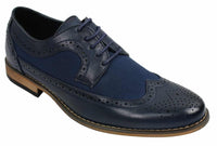 Vyriški odiniai bateliai „Brogues“, italų dizainerio, laisvalaikio stiliaus, rudi, juodi, tamsiai mėlyni, retro stiliaus.