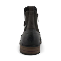 Vyriški tamsiai pilki vandeniui atsparūs „Chelsea“ tipo aulinukai iki kulkšnių