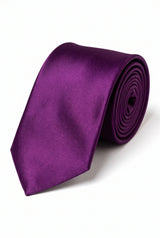 Vyriškas violetinis kaklaraiščio rinkinys