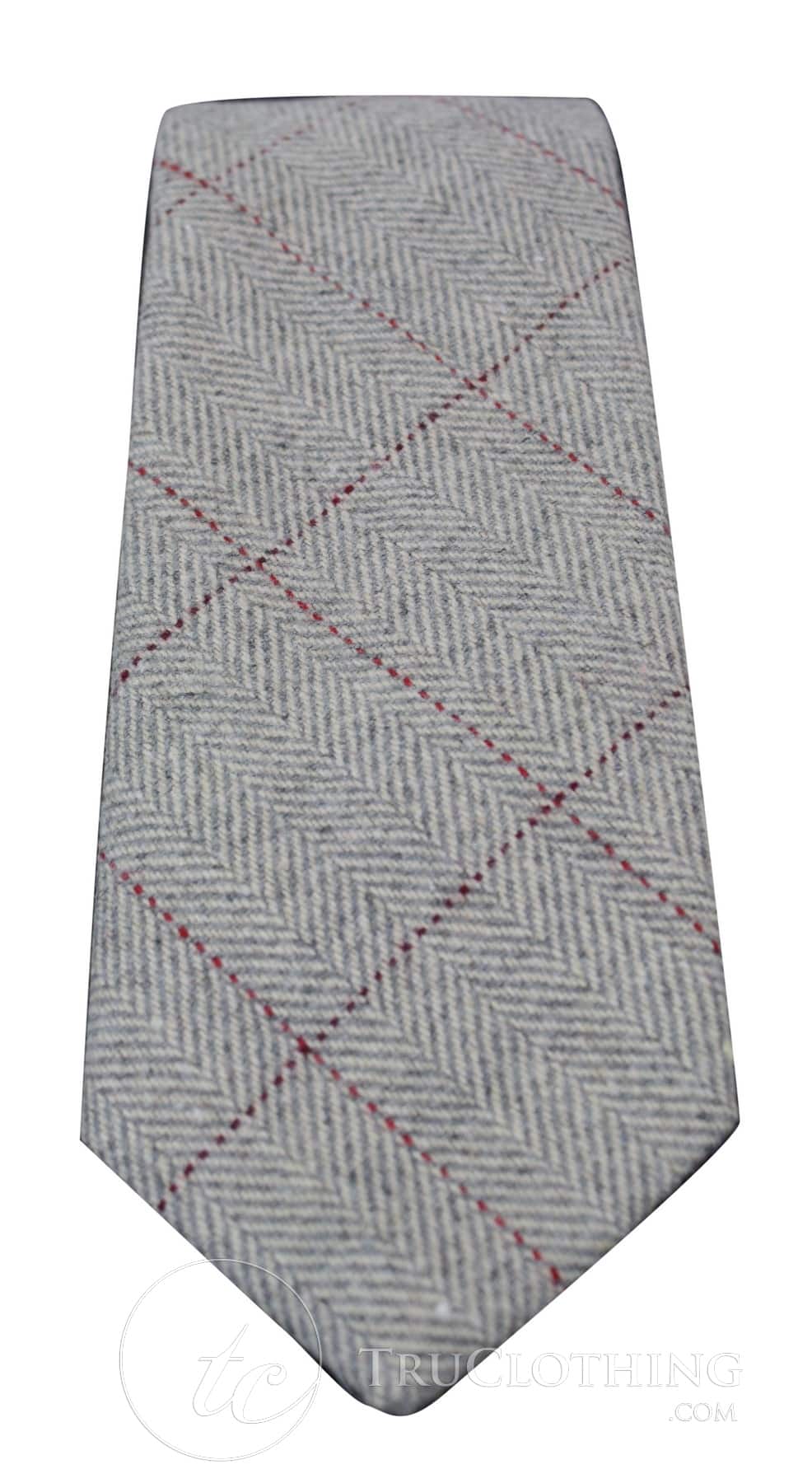 Vyriški tvido kaklaraiščiai su silkės kaulo raštu, Marc Darcy kaklaraiščiai, klasikiniai, vintažiniai, retro stiliaus, Deon