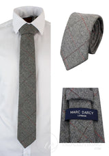 Vyriški tvido kaklaraiščiai su silkės kaulo raštu, Marc Darcy kaklaraiščiai, klasikiniai, vintažiniai, retro stiliaus, Deon
