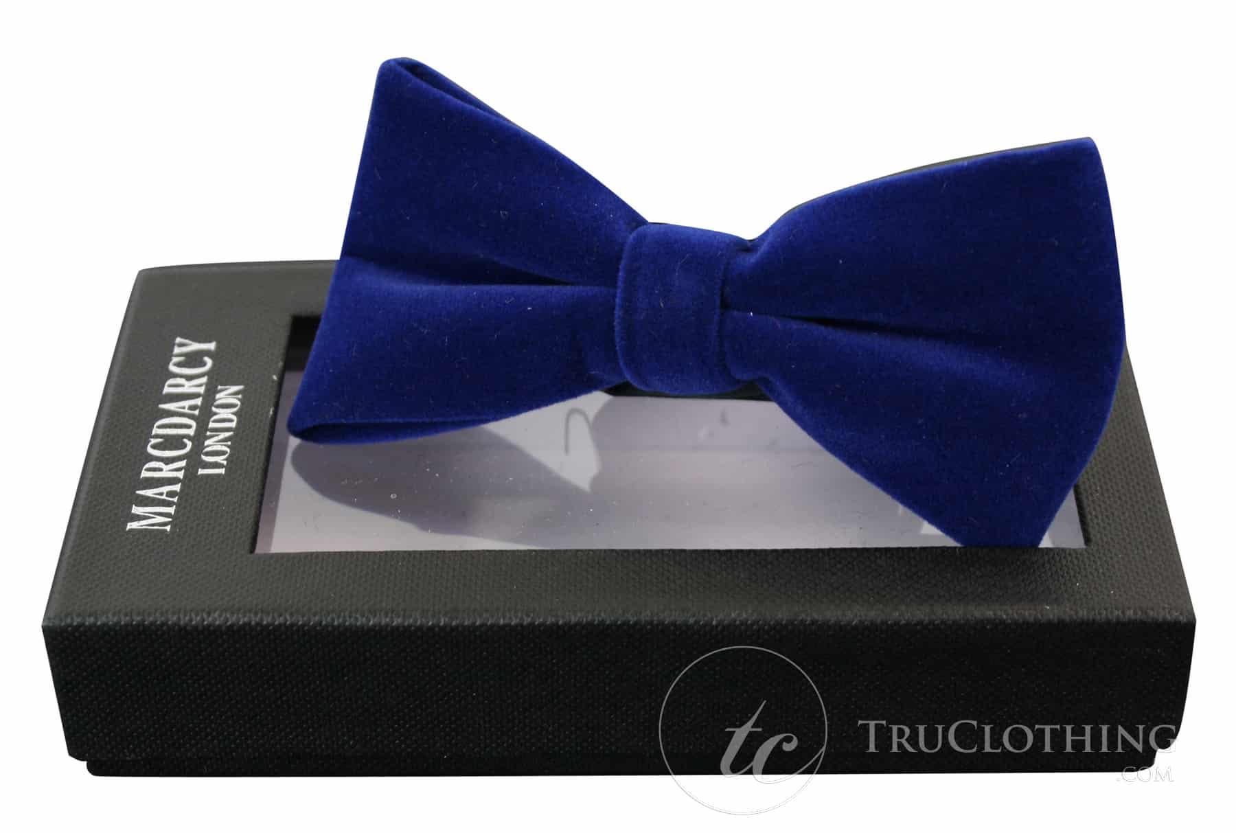 Vyriški tvido Marc Darcy peteliškės su vintažiniu retro aksomu