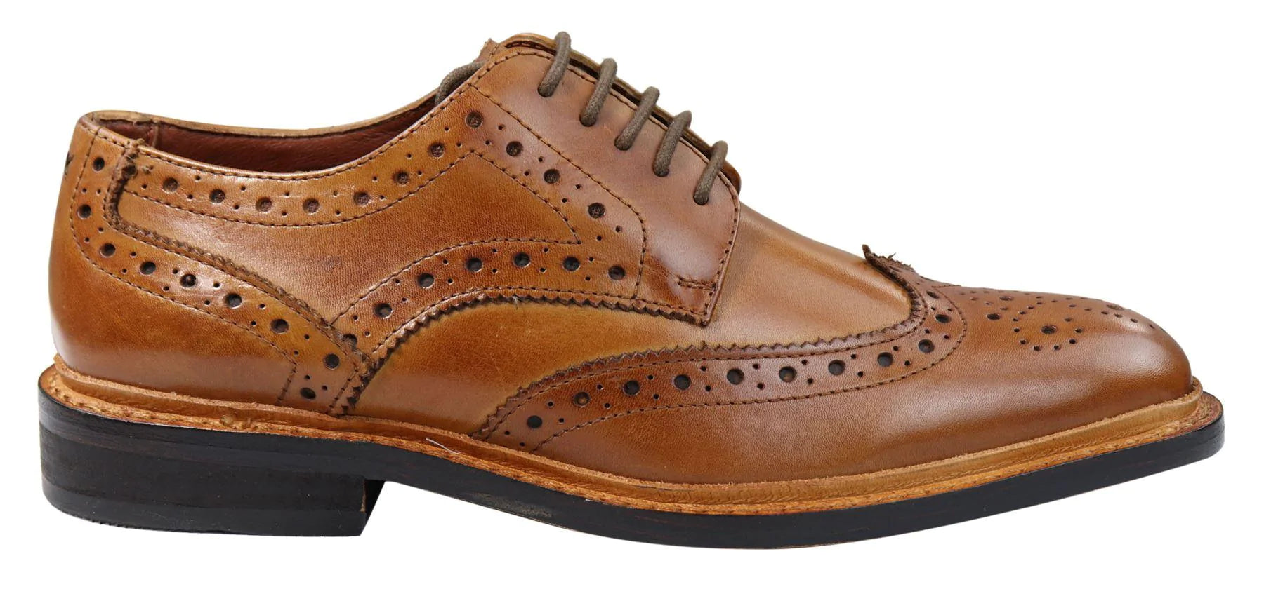 Vyriški Oksfordo bateliai su raišteliais, odiniai, su raišteliais, „Goodyear“ su raišteliais, gelsvai rudi, bordo spalvos