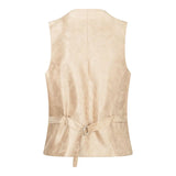 Berniukas, trijų dalių, rudas, tvido languotas, vintažinio retro stiliaus, pritaikytas 1920-ųjų modeliui