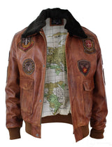 Vyriška aviatoriaus stiliaus bomber striukė su nuimama kailine apykakle, Nevada Timber