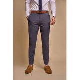 Tokijas - vyriškas tamsiai mėlynas dviejų dalių dvigubos eilės kostiumas