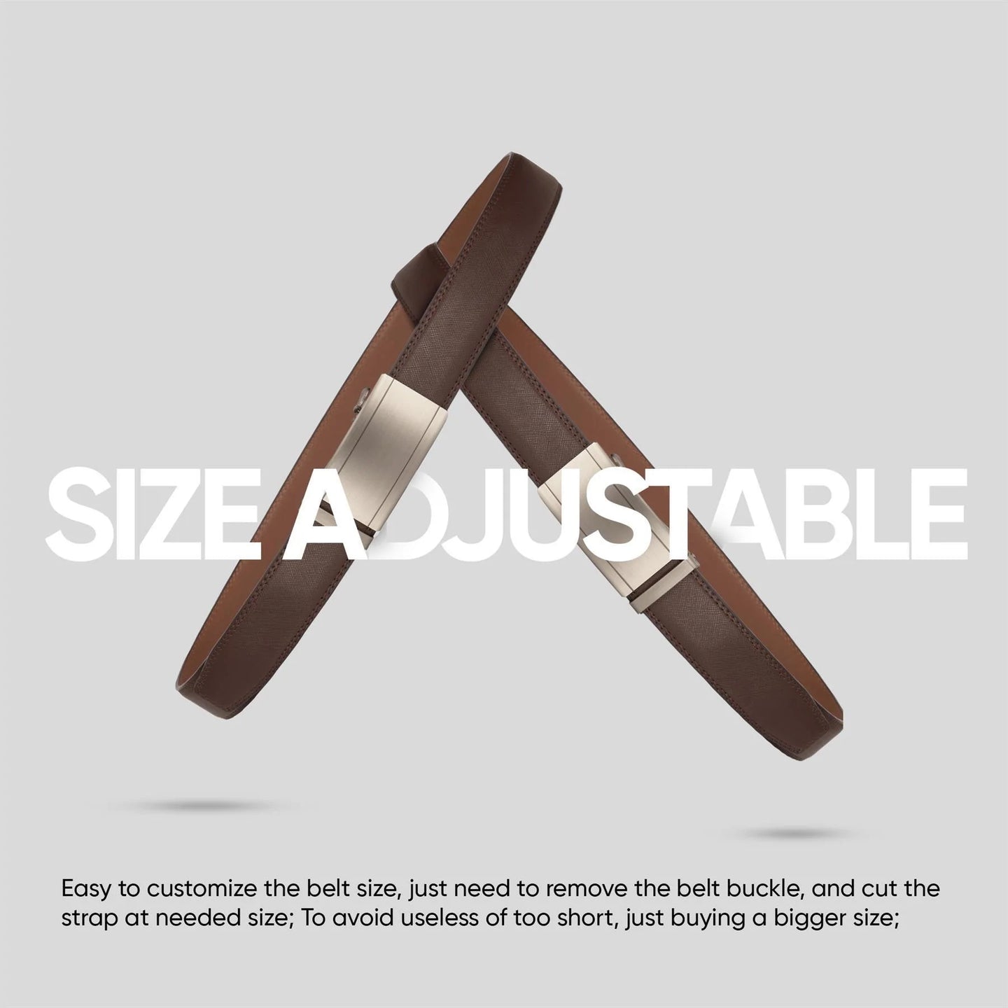 Vyriška odinė ruda kelnė su diržu ir reketu, džinsinė suknelė, 35 mm apdaila, kad tiktų bet kokiam dydžiui.