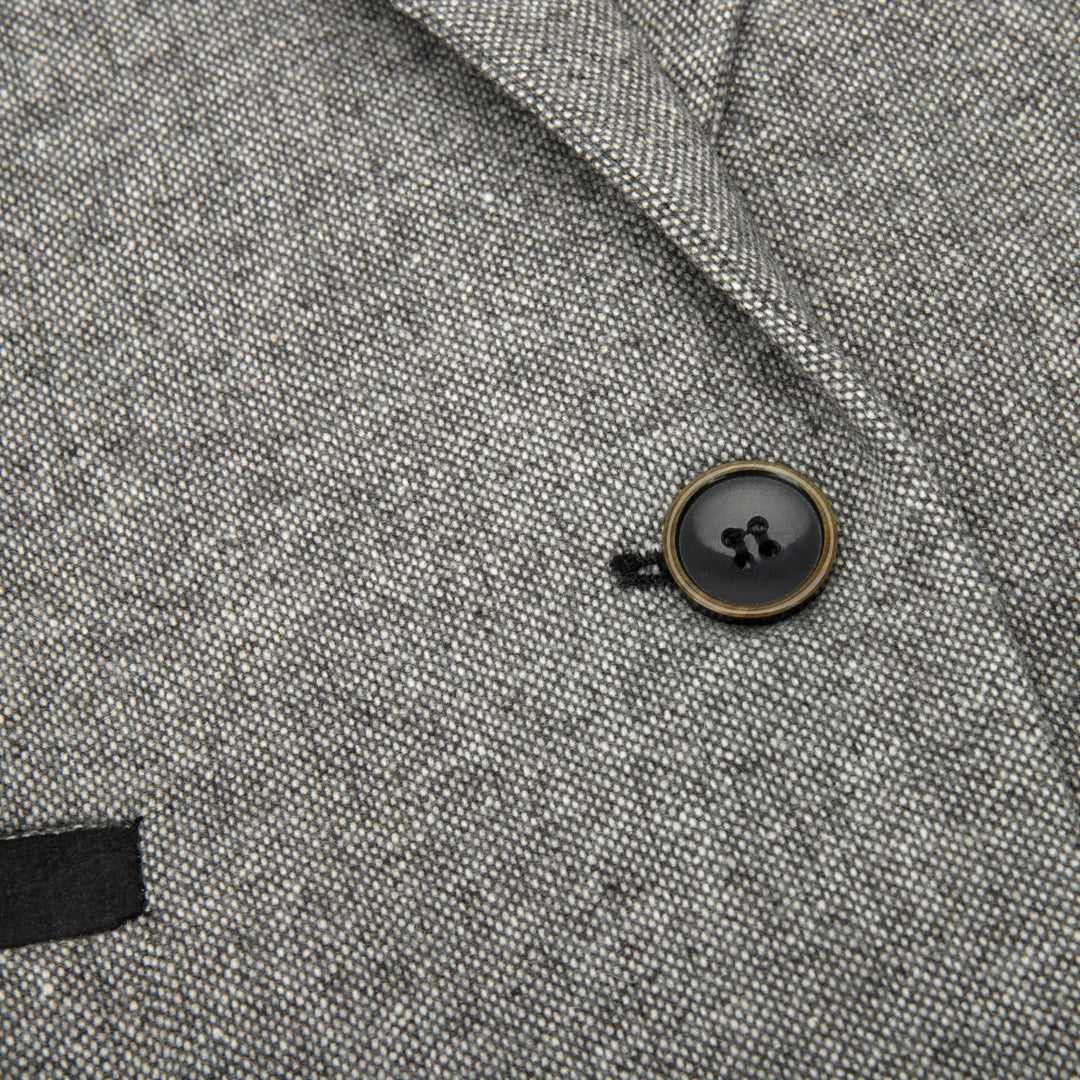 wsn03 - Moteriška pilka tvido švarko liemenė su Elow Patch Peaky 1920s raštu